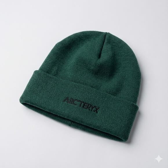Arc’teryx Word Toque Beanie – Green Ski Snowboard Winter Hat – One Size – New - Picture 6 of 6